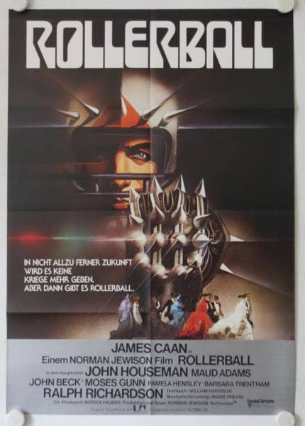 Rollerball originales deutsches Filmplakat